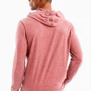 johnnie-O Malibu Red Zed Hooded Burnout T-shirt